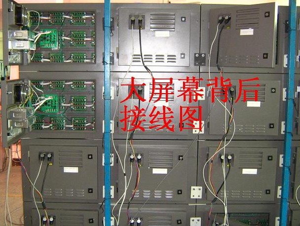 重慶LED大屏幕背后接線圖